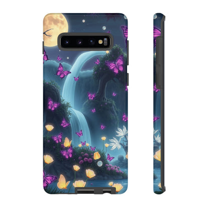 Mystical Butterfly & Waterfall Galaxy Case | Nature-Inspired Tough Case | Ethereal Phone Cover | Gift for Nature Lovers