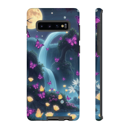 Mystical Butterfly & Waterfall Galaxy Case | Nature-Inspired Tough Case | Ethereal Phone Cover | Gift for Nature Lovers