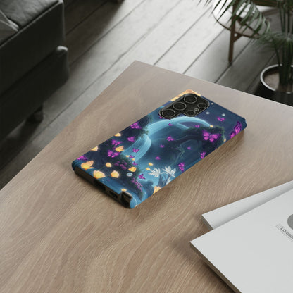 Mystical Butterfly & Waterfall Galaxy Case | Nature-Inspired Tough Case | Ethereal Phone Cover | Gift for Nature Lovers