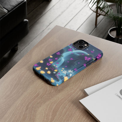 Mystical Butterfly & Waterfall iPhone Case | Nature-Inspired Tough Case | Ethereal Phone Cover | Gift for Nature Lovers